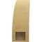 Ekena Millwork 5-inch W x 14-inch D x 14-inch H Ozark Rough Cedar Woodgrain TimberThane Knee Brace, Primed BRCUR05X14X14OZKRCPR - alternate 4